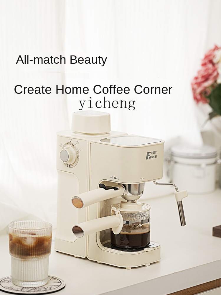 Coffee Bean - cc28Koffiemachine Huishoudelijk Klein Zwart Koffie Amerikaans