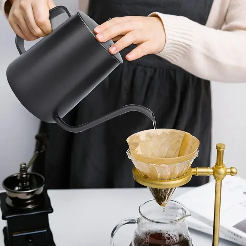 Coffee Tea Pot - 350/600ML Rvs Drip Ketel Zwanenhals Dunne