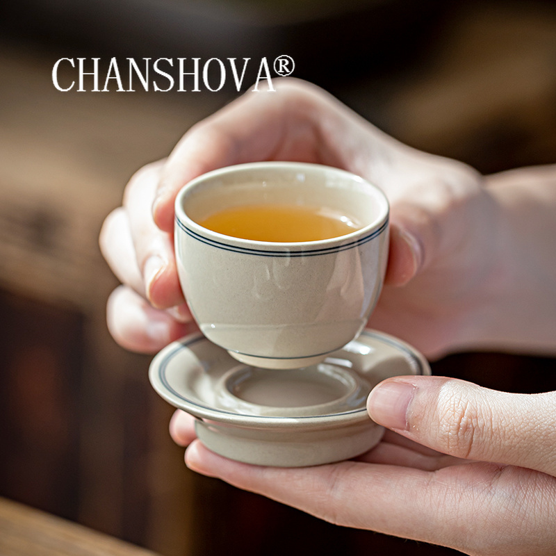 Coffee Tea Essentials - CHANSHOVA-Chinese minimalistische stijl keramische theekop en