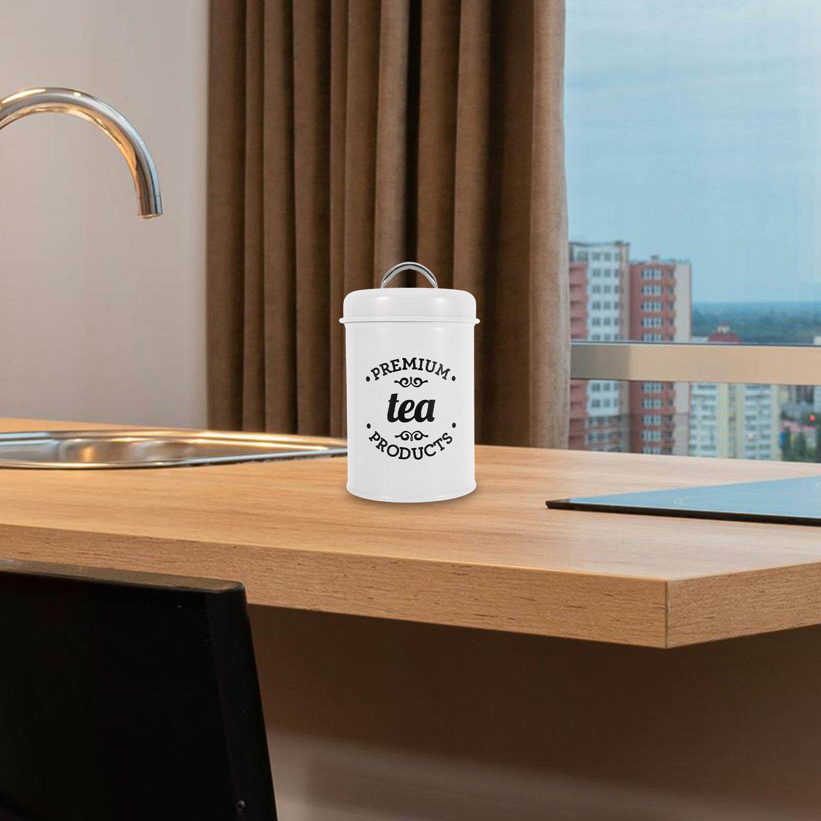Coffee Tea Jars - Luchtdichte metalen blikjesset voor koffie, suiker,