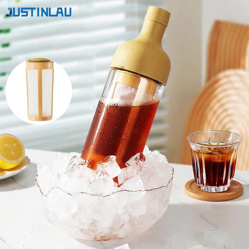 Coffee Tea Pot - JUSTINLAU 1L Cold Brew Koffiekan Fruitthee-brouwketel