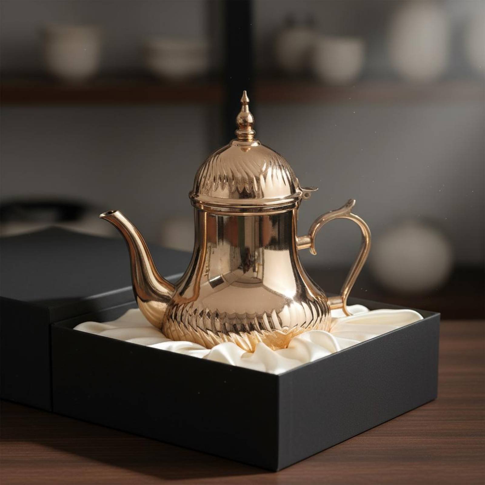 Coffee Tea Pot - Midden-Oosterse Dallah spiegelpolijstde Arabische koffiepot, Arabische