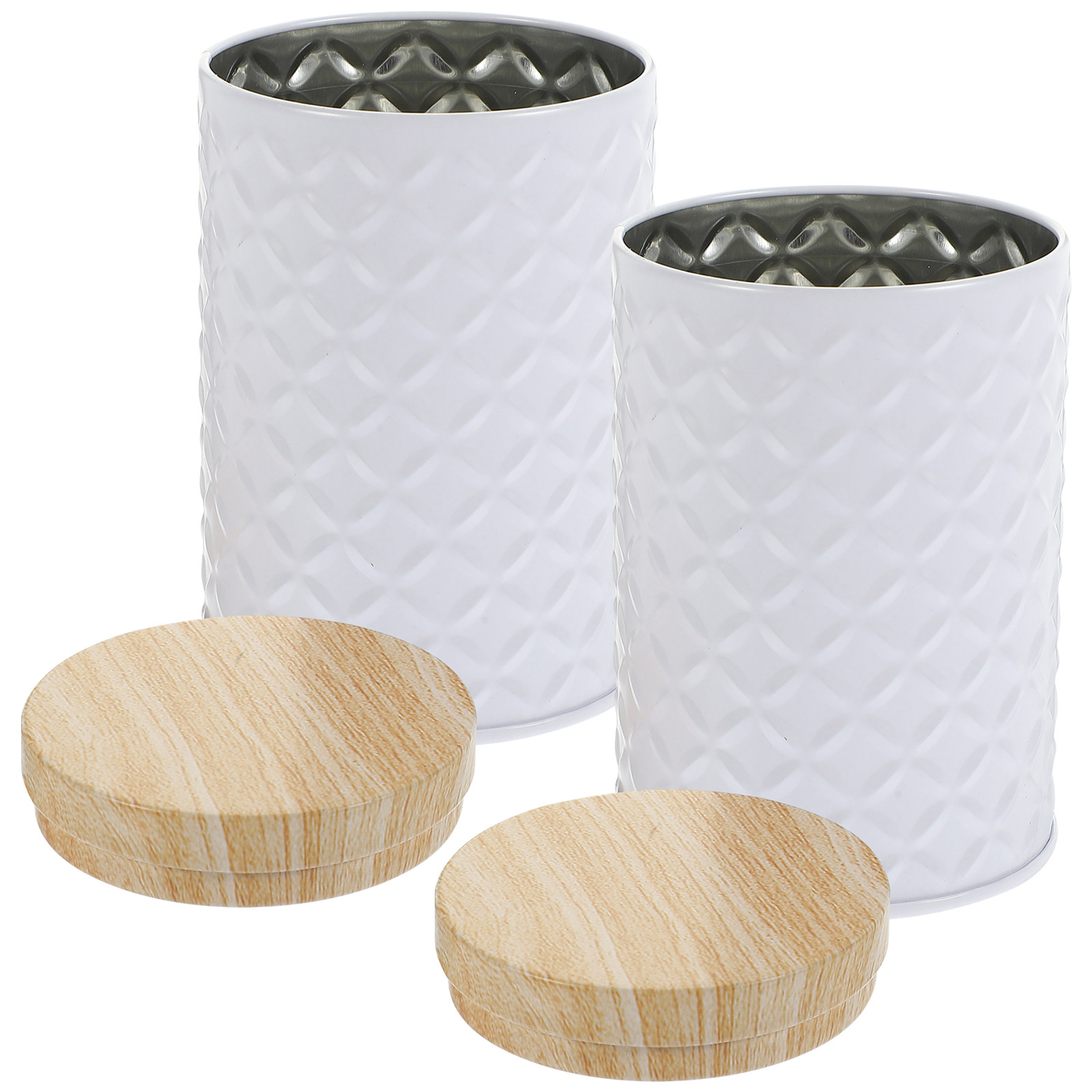 Coffee Tea Jars - 2 stuks voedselveilige blikken opbergdozen met
