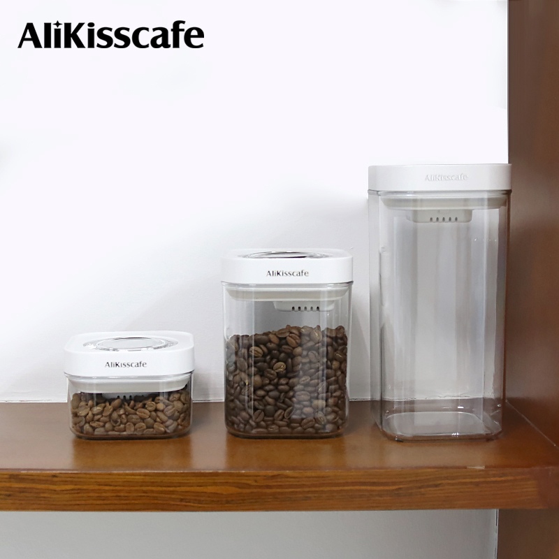 Coffee Tea Jars - AliKisscafe Koffiebonen Opslagcontainer Vacuüm Verzegelde Tankpot