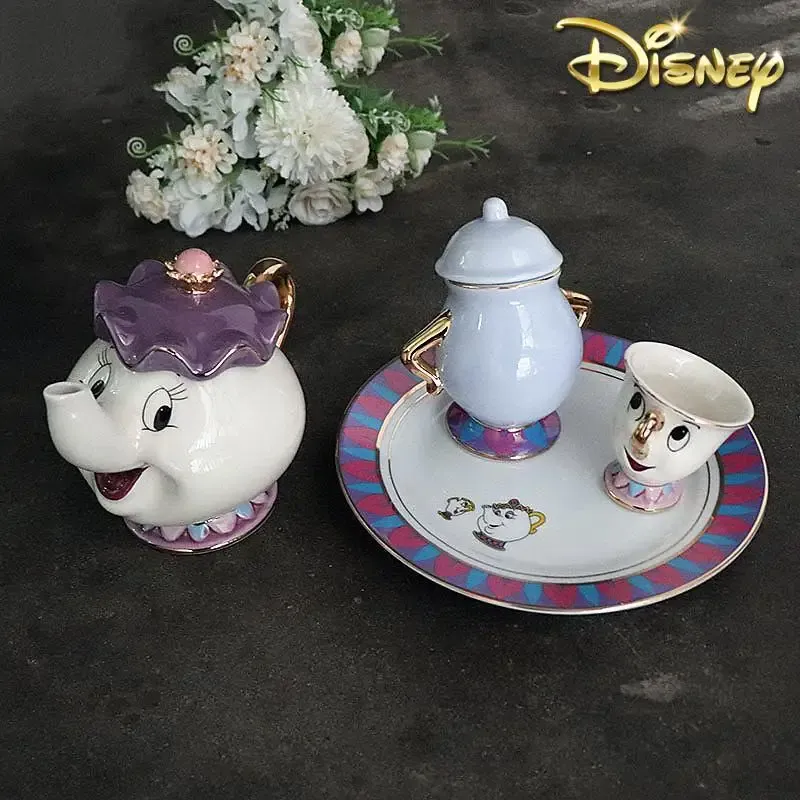 Coffee Tea Jars - Hete theepot cartoon Belle en het