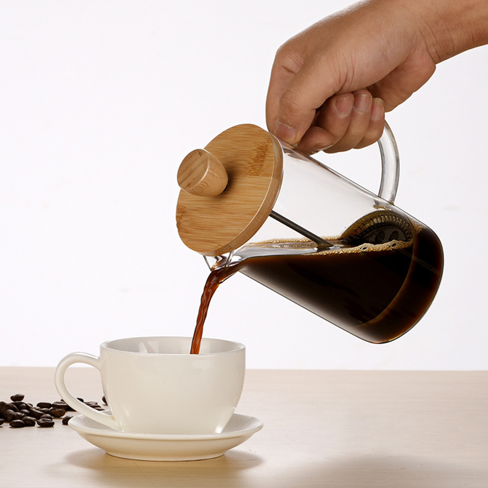 Coffee Tea Pot - Veelzijdige Franse filterpers voor thuis, multifunctioneel,