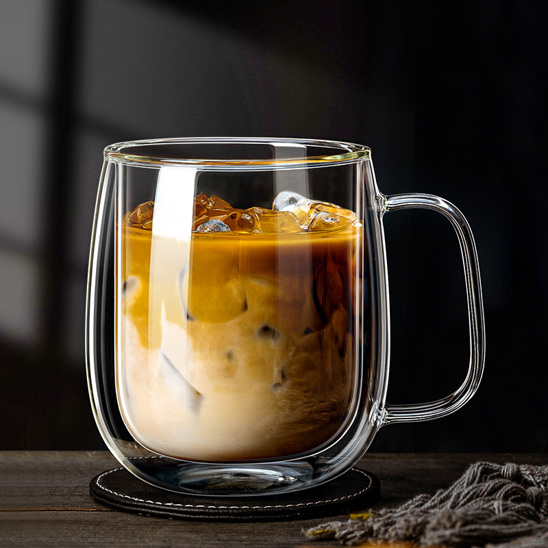 Lemon Tea Coffee - 350 ml dubbelwandige glazen beker met