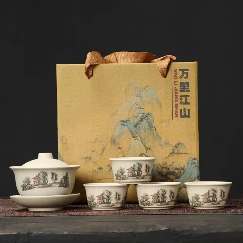 Coffee Tea Set Up - Steengoed Kungfu Thee Set - Sancai