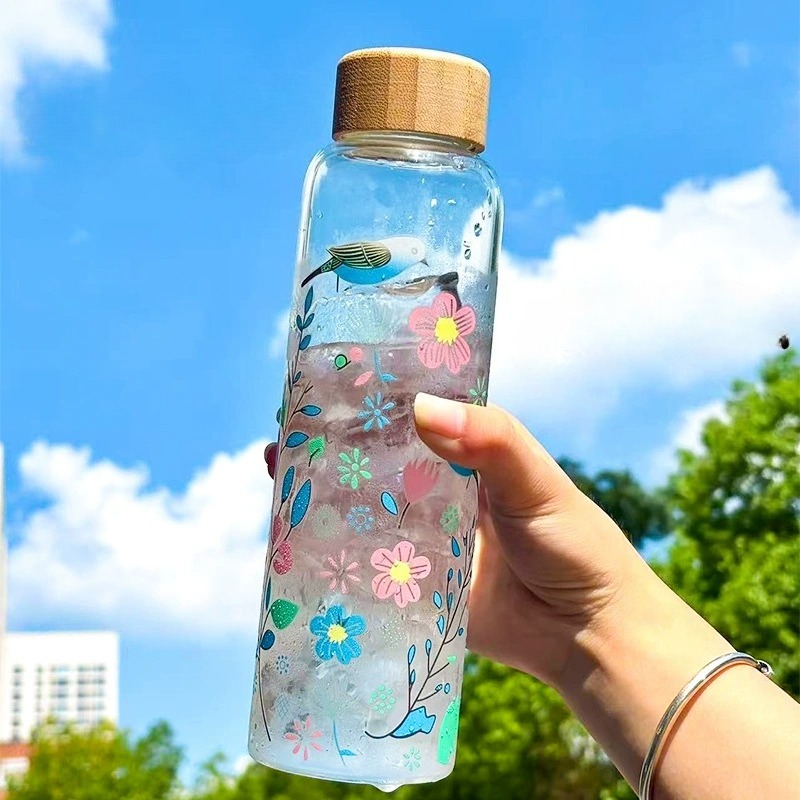 Cold Brew Jar - Temperatuurveranderende glazen beker grote borosilicaat sportwaterfles