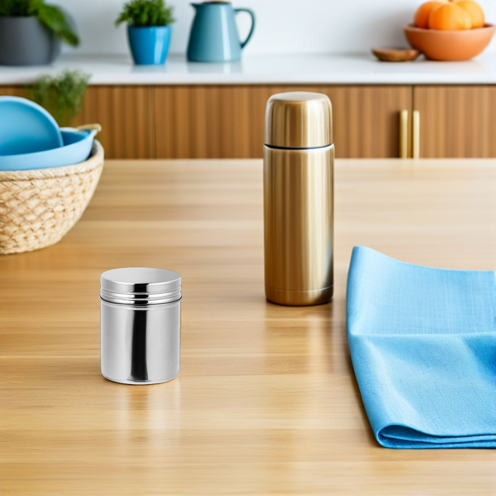 Coffee Tea Jars - 2 Stuks Roestvrijstalen Bussen 304 Voedselopslagcontainers