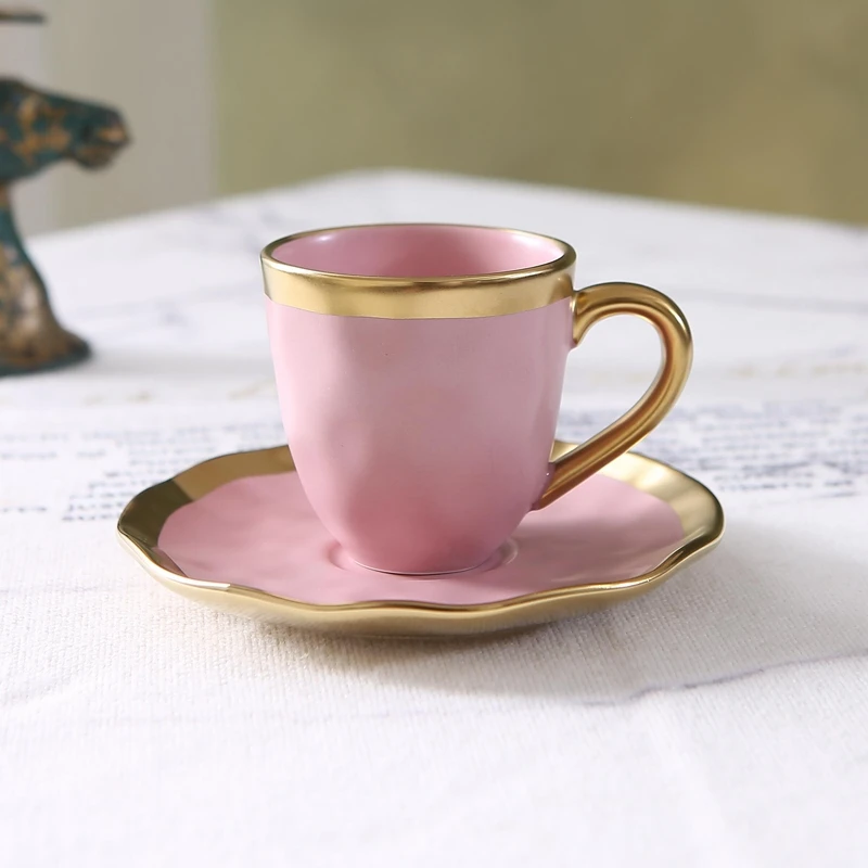 Coffee Tea Set Up - Italiaanse gekleurde geglazuurde keramische kleine koffiekop