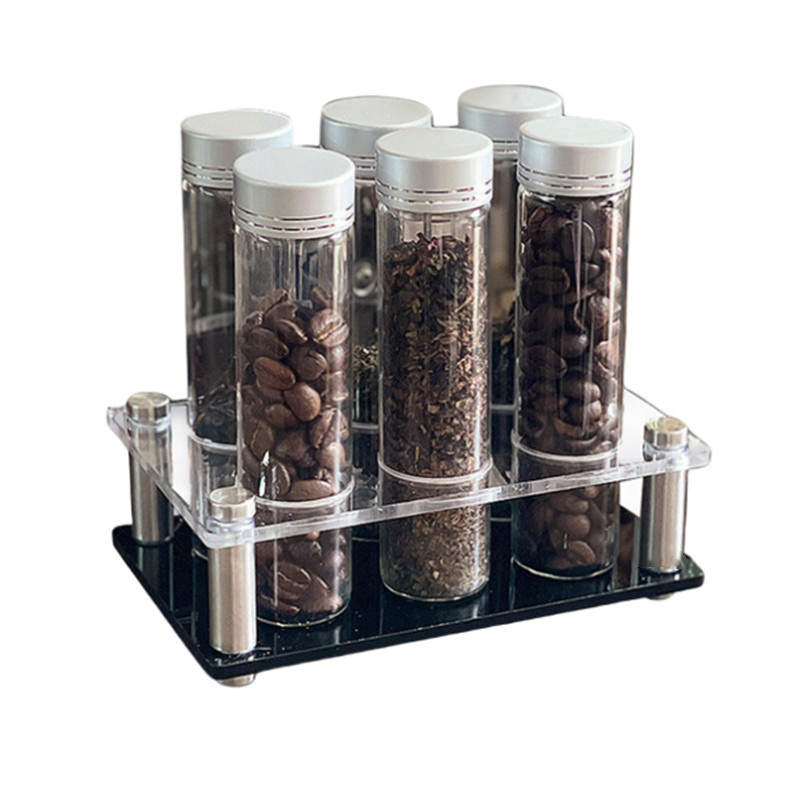 Coffee Tea Jars - Koffiebonen opslagcontainer Draagbare koffie opslagpot Displayrek