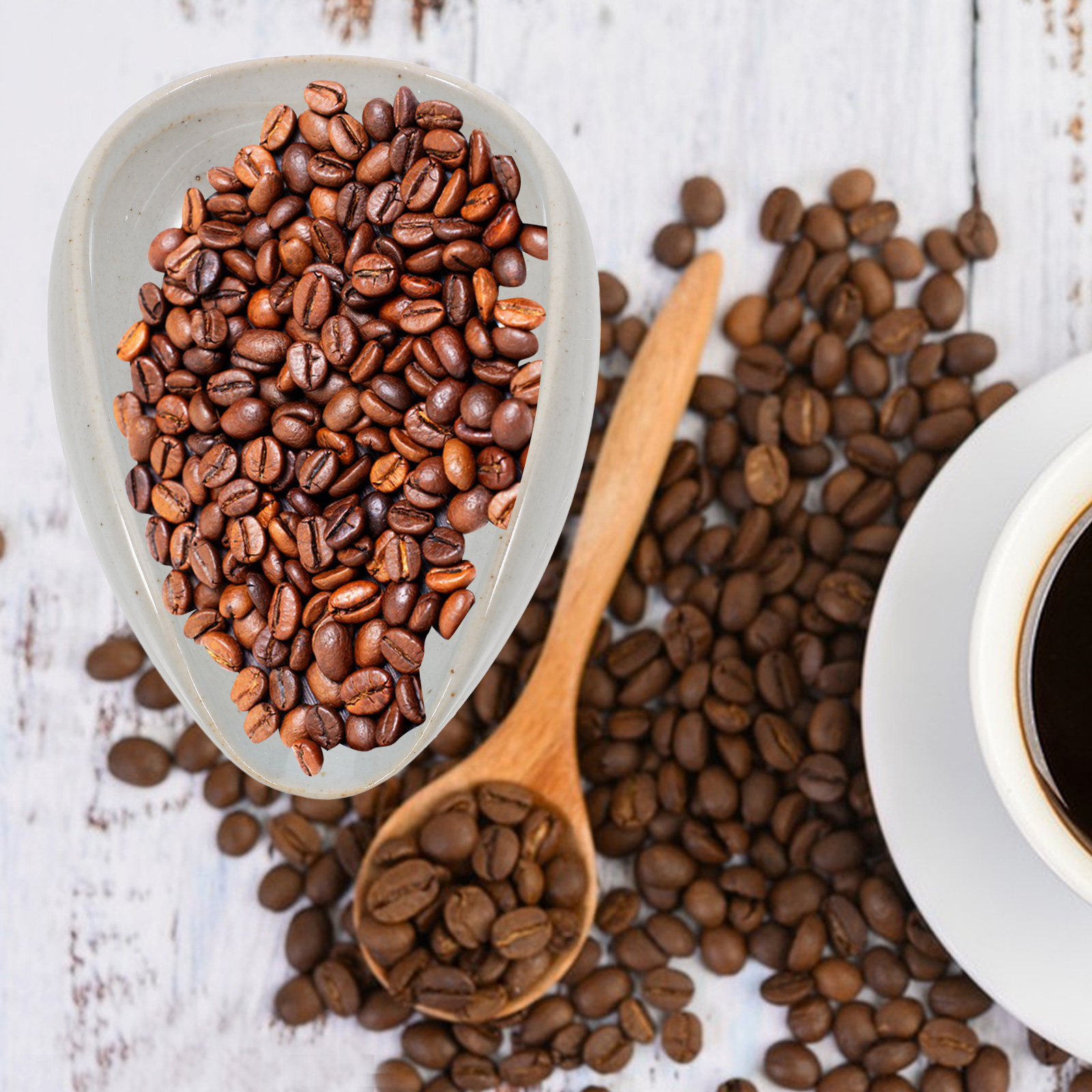Keramische koffiebonen-doseerb - Coffee Tea Leaf And Bean recensie en prijs