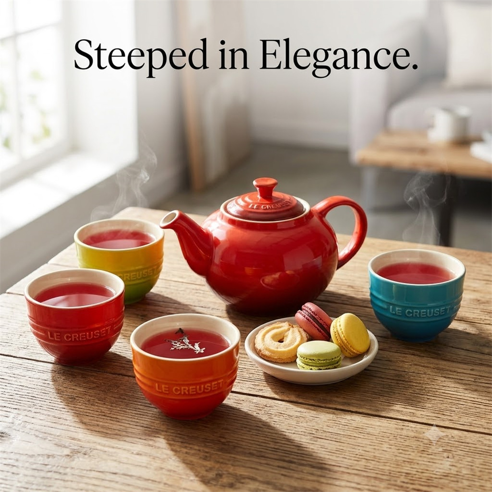 5-delige Le Creuset chipbesten - Coffee Tea Set Up recensie en prijs