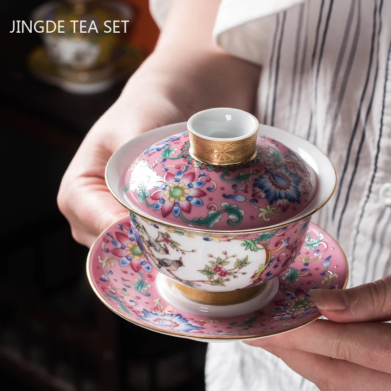 Jingdezhen Emaille Kleur Keram - Coffee Tea Set Up recensie en prijs