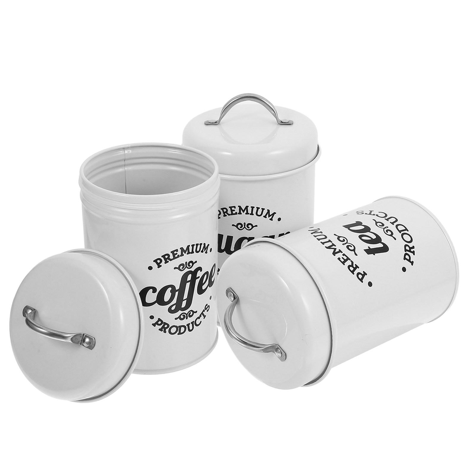 Luchtdichte metalen blikjesset - Coffee Tea Jars recensie en prijs