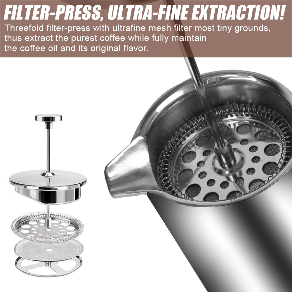 Grote Capaciteit Franse Pers K - Coffee Tea Espresso Machines recensie en prijs