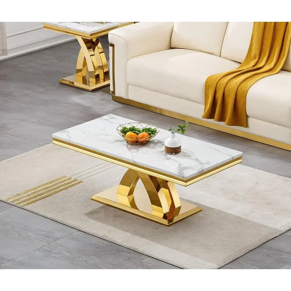 Luxe witte marmeren salontafel - Coffee X Tea recensie en prijs