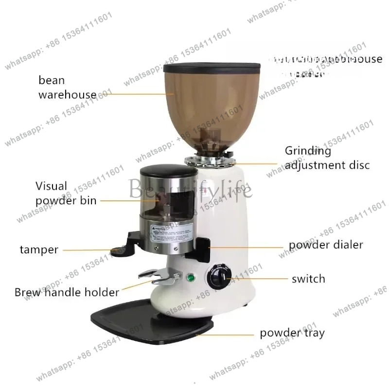 Platte commerciële koffiemolen - Coffee Tea Espresso Machines recensie en prijs