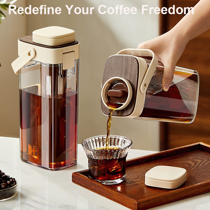 Cold Brew Koffiekan Lekvrij Af - Coffee Tea Pot recensie en prijs