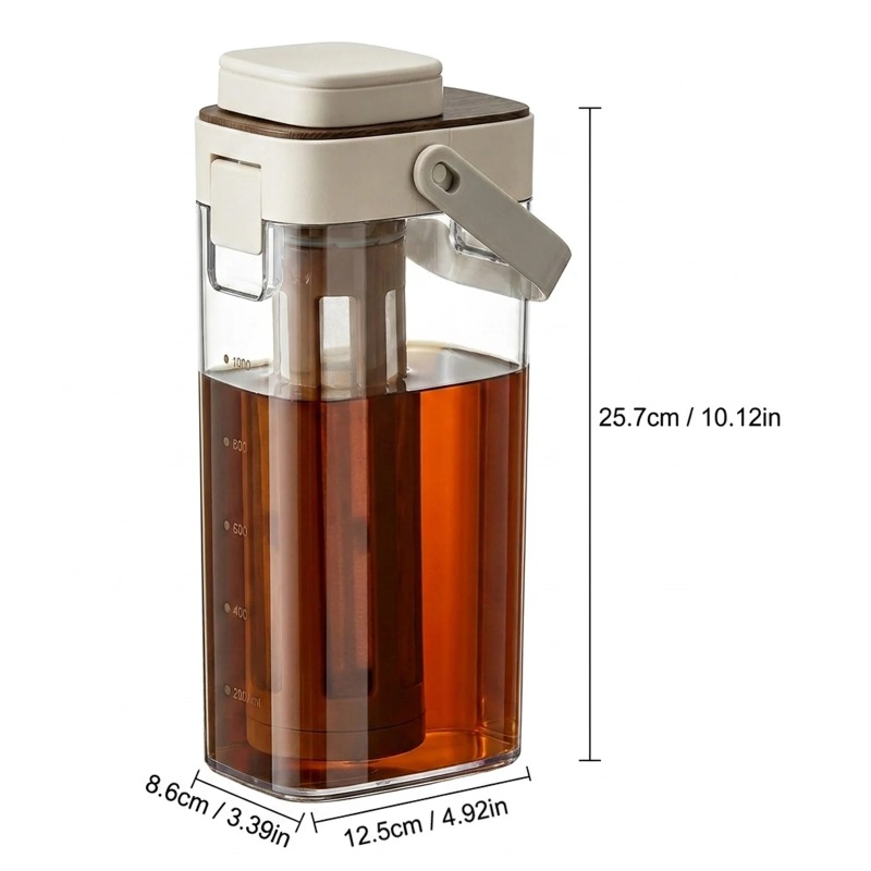 Cold Brew Koffiekan Lekvrij Af - Coffee Tea Pot recensie en prijs
