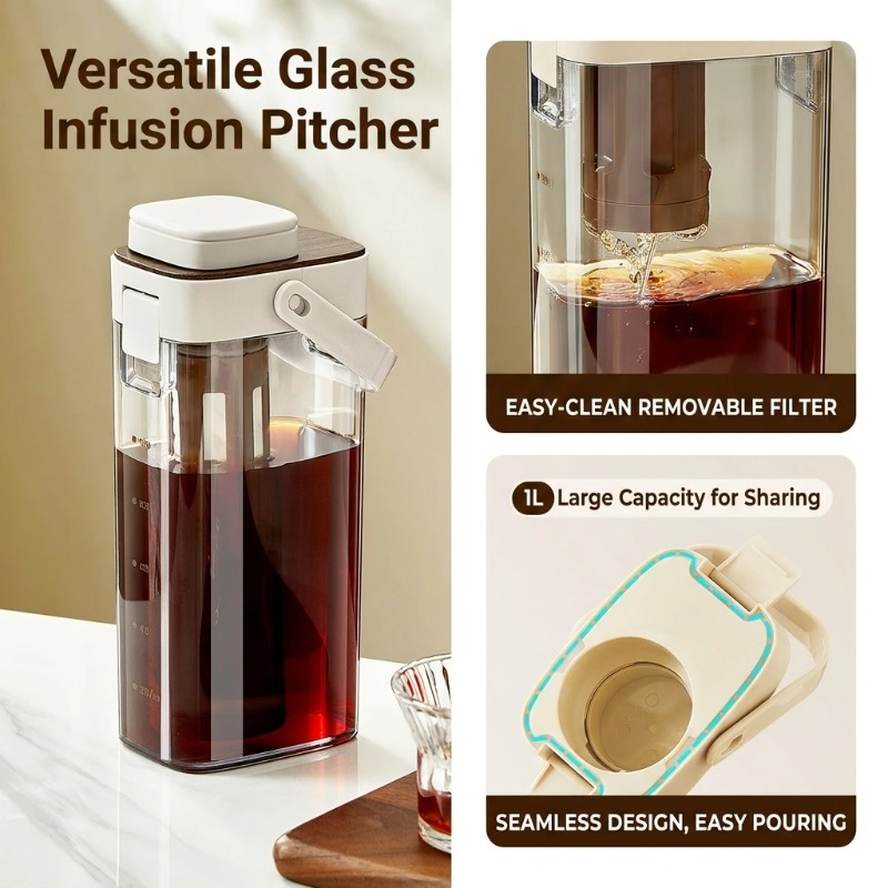 Cold Brew Koffiekan Lekvrij Af - Coffee Tea Pot recensie en prijs