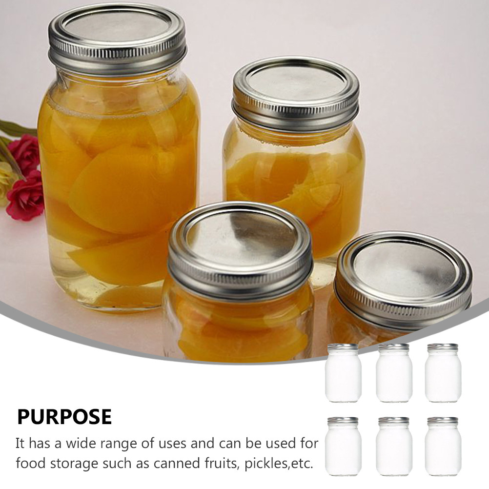 6 stuks transparante ronde gla - Coffee Tea Jars recensie en prijs