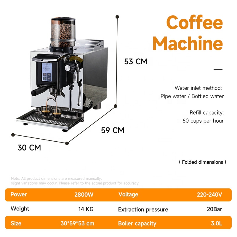 Italiaanse semi-automatische e - Coffee Tea Espresso Machines recensie en prijs