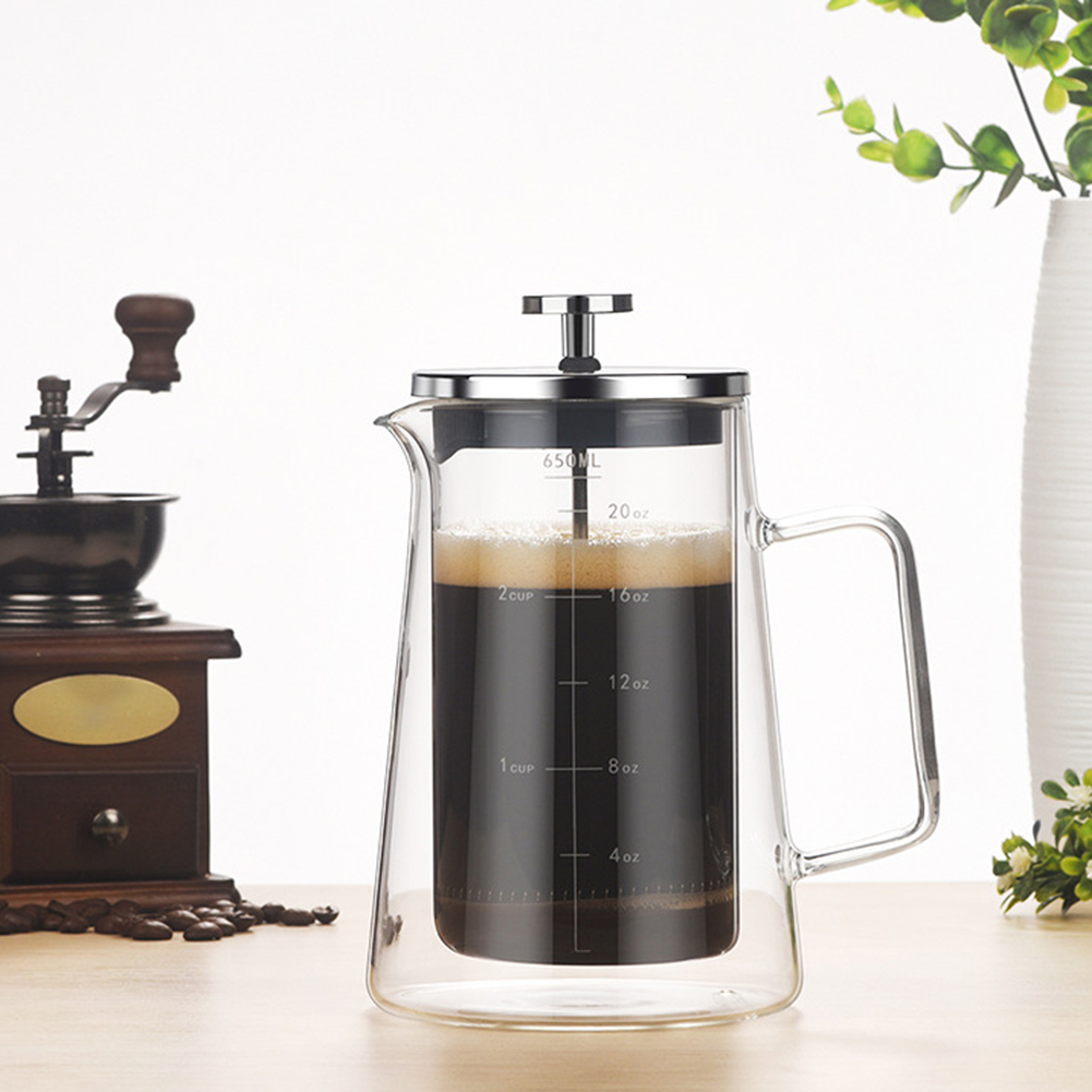 Dubbele lagen Franse perspot H - Coffee Tea Pot recensie en prijs