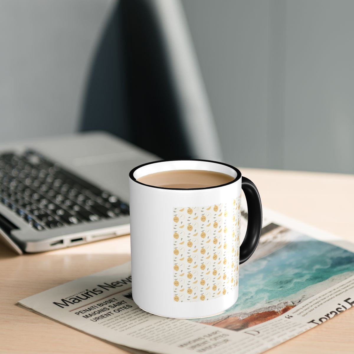 Leuke mok met citroenpatroon G - Lemon Tea Coffee recensie en prijs