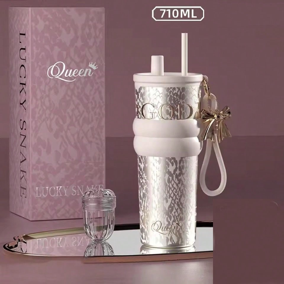710ml Reisthermosfles met riet - Cold Brew Jar recensie en prijs