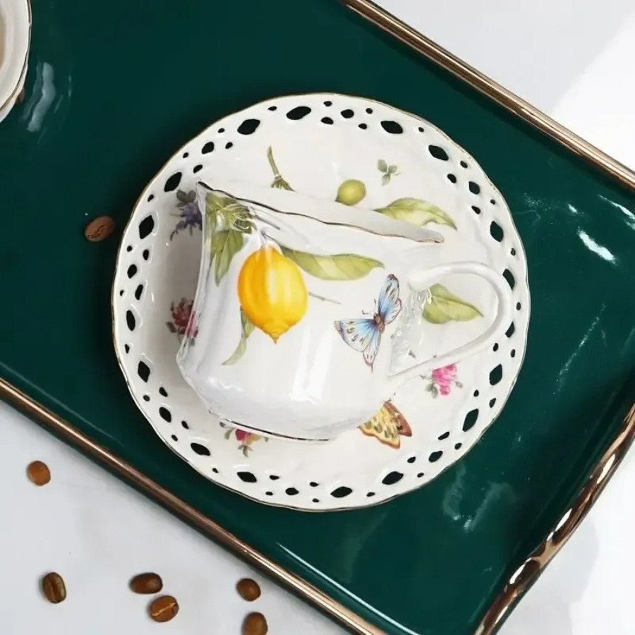 Europese stijl theekop set cit - Lemon Tea Coffee recensie en prijs