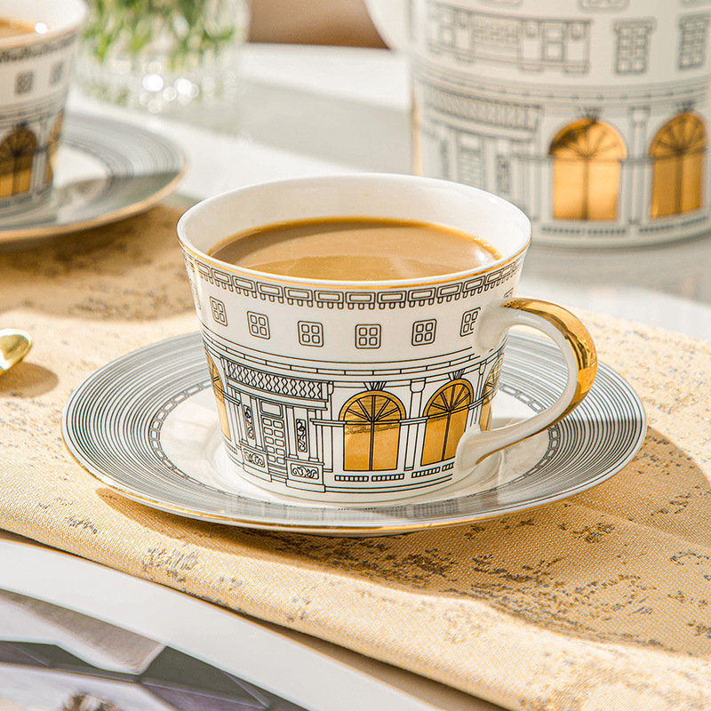 Architecturale kop en schotel  - Coffee Tea Essentials recensie en prijs