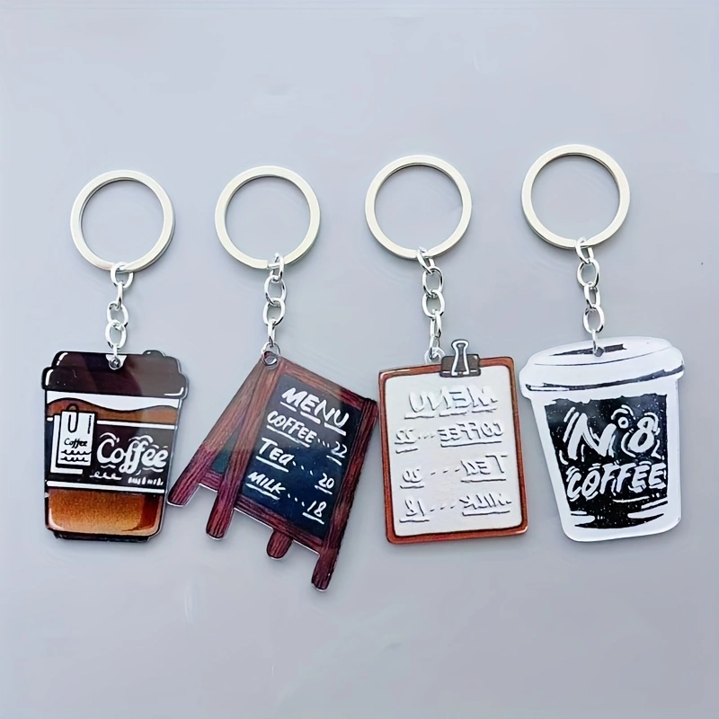 8 stuks acryl sleutelhanger me - Coffee & Tea Garden Lincoln Menu recensie en prijs